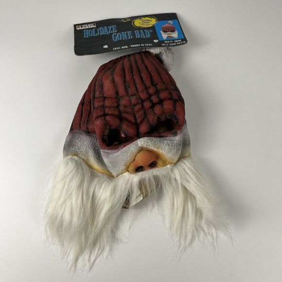 Don Post Old St Crook Mask 2006 Bugler Scary Santa Old Man Paper Magic Group - Picture 11 of 12